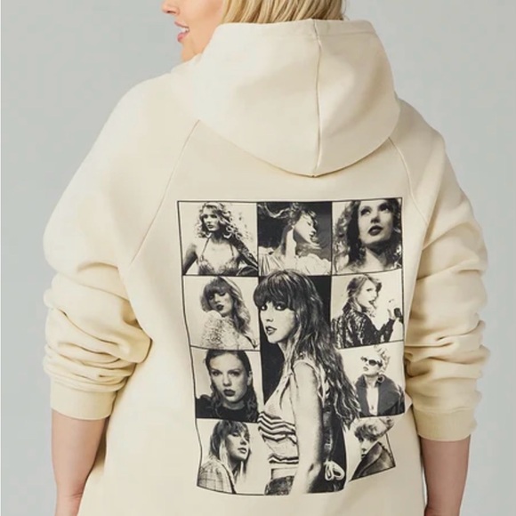 Taylor Swift Eras Tour Beige Hoodie Size 3XL - Picture 2 of 9